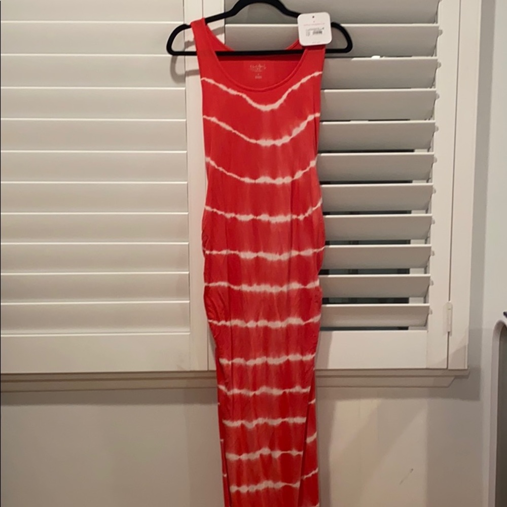 Maternity maxi dress